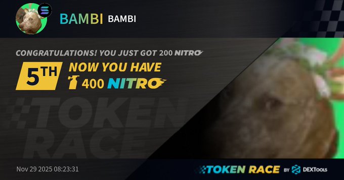 udugabriel3's tweet image. Don’t fade the forest king 🦌🔥
Load up on $BAMBI
 4kAFtWjyzrpx6E7TFVhcVKKDEsxc8H3uYtg7dTnXpump