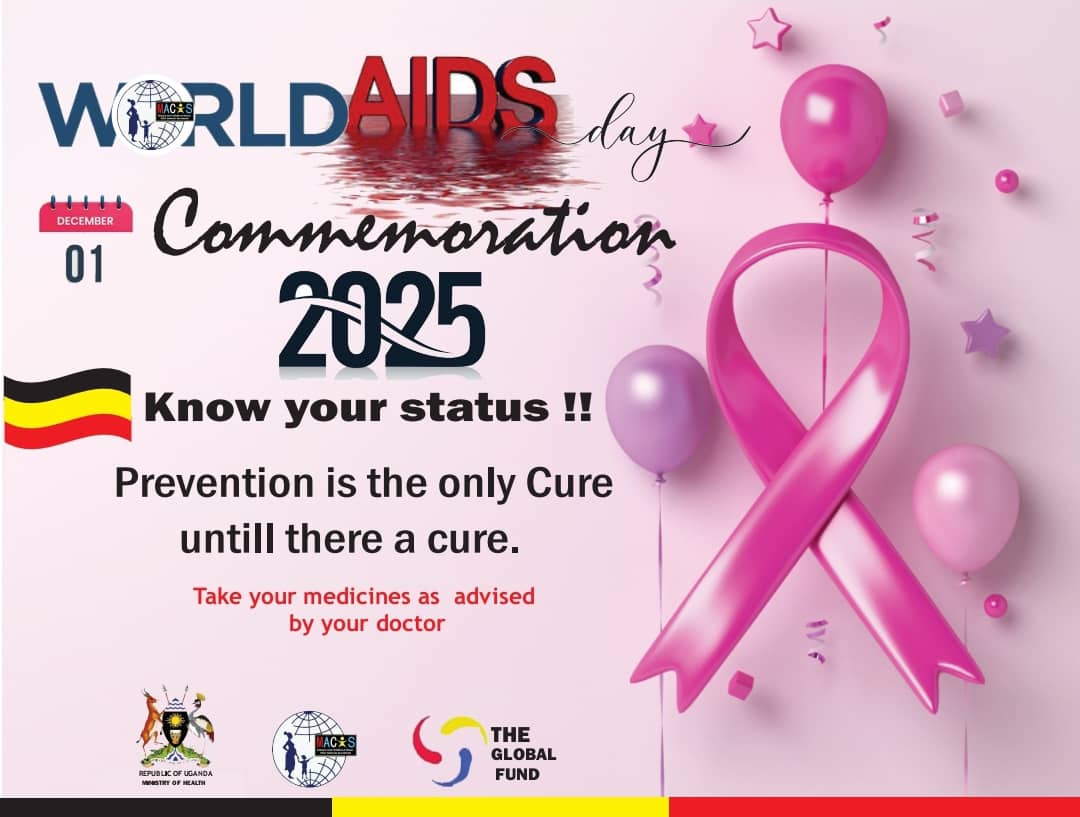 MacisU23461's tweet photo. Happy World AIDS Day Commemoration 2025 !! Get tested, know your status #GetTestedforAIDToday
@MinofHealthUG @TASOUganda https://t.co/vZlJiMQ9CE