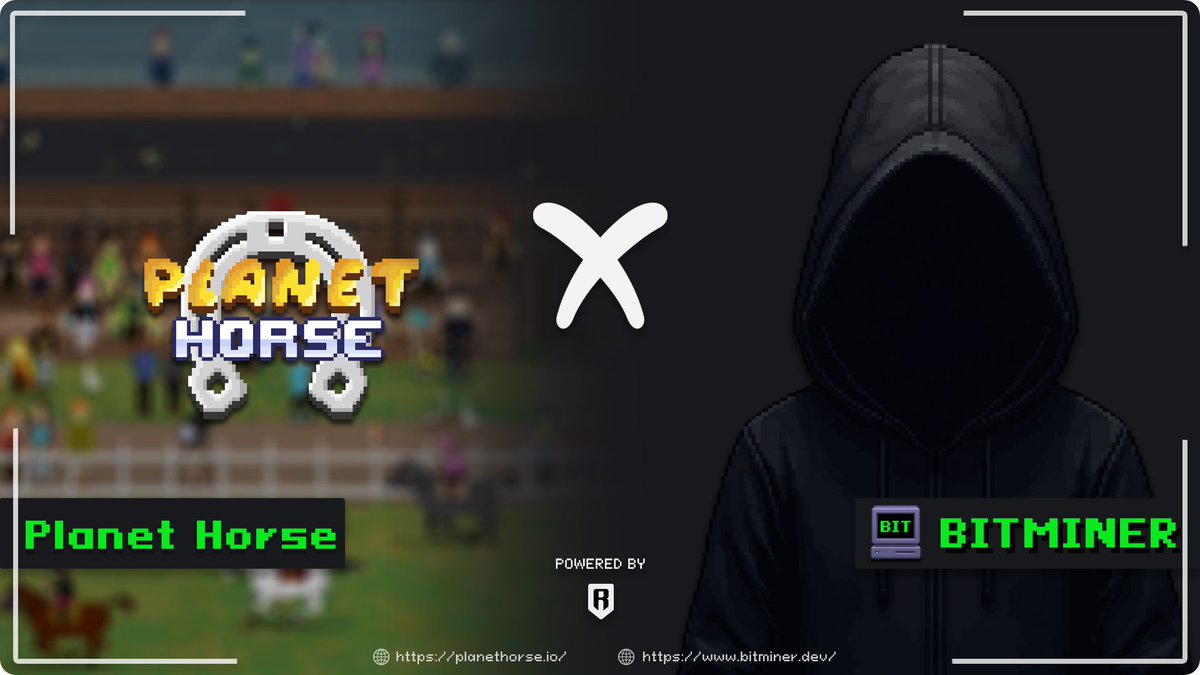 PlanetHorseGame's tweet image. 🚀 Bitminer Genesis RON MINER Pack Mint is NEAR!

🎁 GTD &amp;amp; FCFS WL Giveaway!

Win exclusive whitelist spots from @0xbitminer🎉

🎟️ GTD Spots: 20
🎫 FCFS Spots: 22

To Enter:
✔️ Follow @0xbitminer
✔️ Follow @PlanetHorseGame
💖 Like &amp;amp; 🔁 Retweet
👥 Tag 3 friends
🏇 Drop your Ronin…