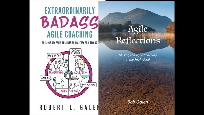 leanpub's tweet image. Agile Coaching Collection by Robert Galen is the featured bundle on the Leanpub homepage! #Agile #AgileBusinessLeadership #Lean #Teamwork

The following 2 books are included in this bundle...
Extraordinarily Badass Agile Coaching and Agile Reflections for Agile Coaches

The EBAC
