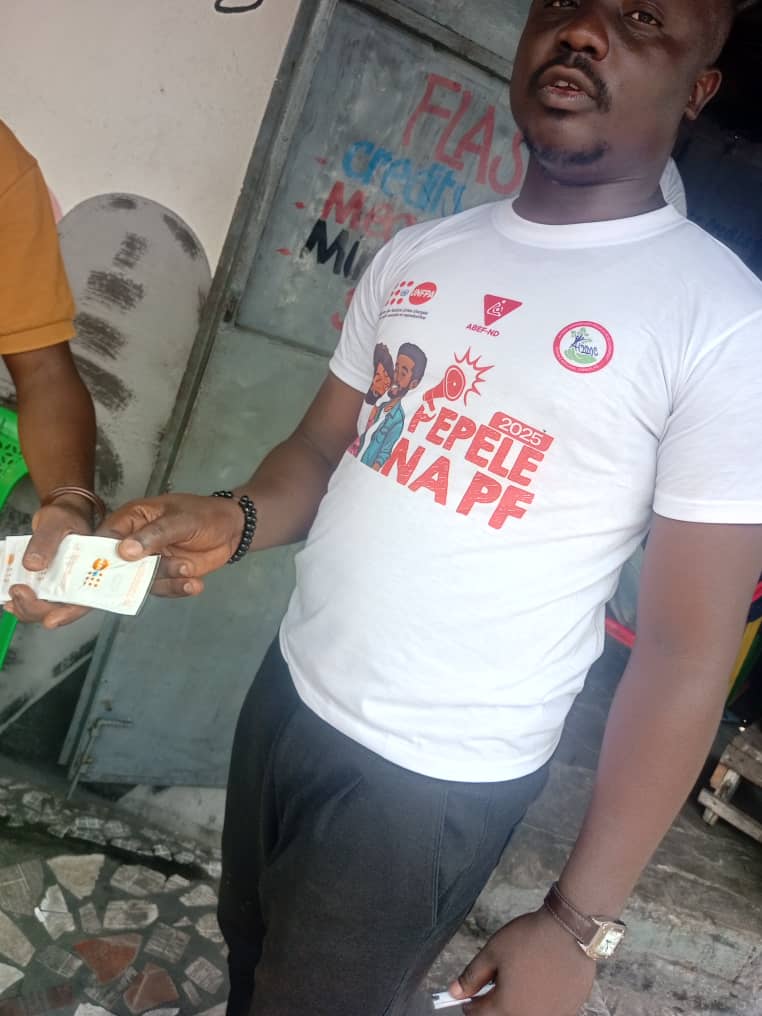 Continuité de la campagne de sensibilisation et d'offre de services en Planification: "BILENGE TOUS PEPELE NA PF" Avec l'Appui Financier et technique d'ABEF-ND