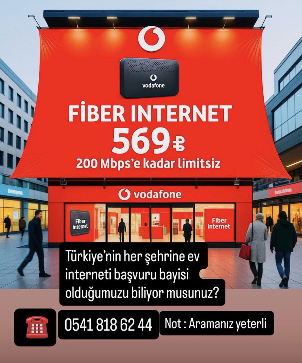 0541 -818-62-44  numarasından bize adresinizi yazmanız yeterli !!!! 

#vodafone #evinterneti #okul #dersler #sınav #vodafonenet 
<a href="/VFreeZone/">Vodafone FreeZone</a> <a href="/VodafoneTR/">Vodafone Türkiye</a> <a href="/VodafoneDestek/">Vodafone Destek</a>
