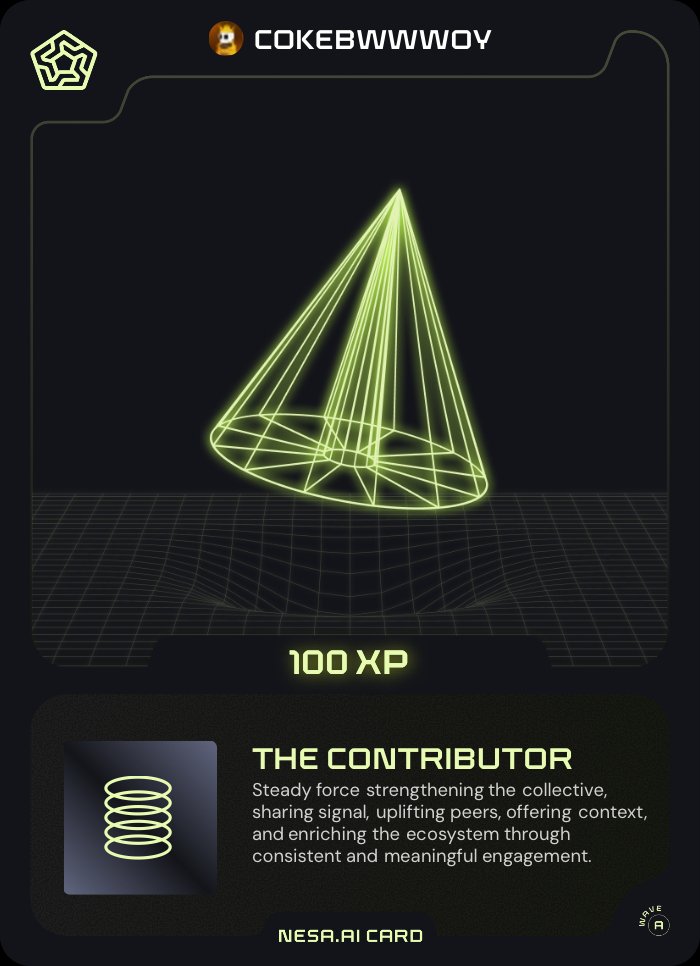 Look at the Nesa Card I got