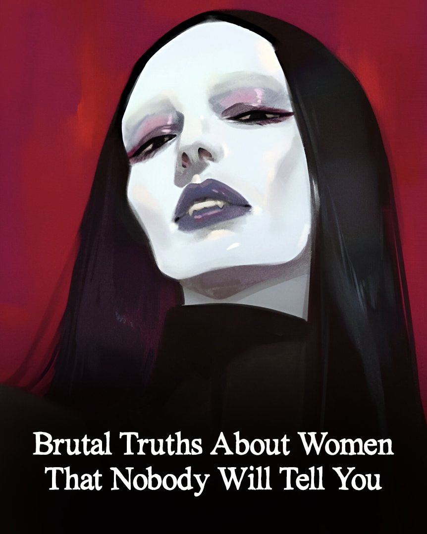 MasculinityArc's tweet image. Brutal Truths About Women That Nobody Will Tell You

~Thread~