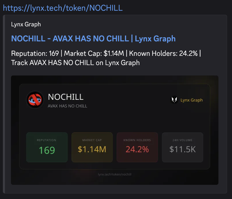 0xpl3b's tweet image. Second update of the day for Lynx 🐈‍⬛

- Added toast notifications
- Added dynamic opengraph images for user profiles and token pages