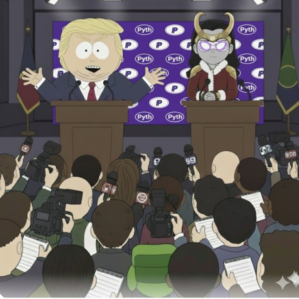 If anyone doubted that the <a href="/WhiteHouse/">The White House</a>  and <a href="/POTUS/">President Donald J. Trump</a>  
didn't got Pyth‑pilled, here's the proof, directly from the 
President's mouth...

"-Nobody knows data like I do, believe me. I’ve seen all kinds of oracles,sad! 

But <a href="/PythNetwork/">Pyth Network 🔮</a> ? Incredible. Real time data, super accurate.