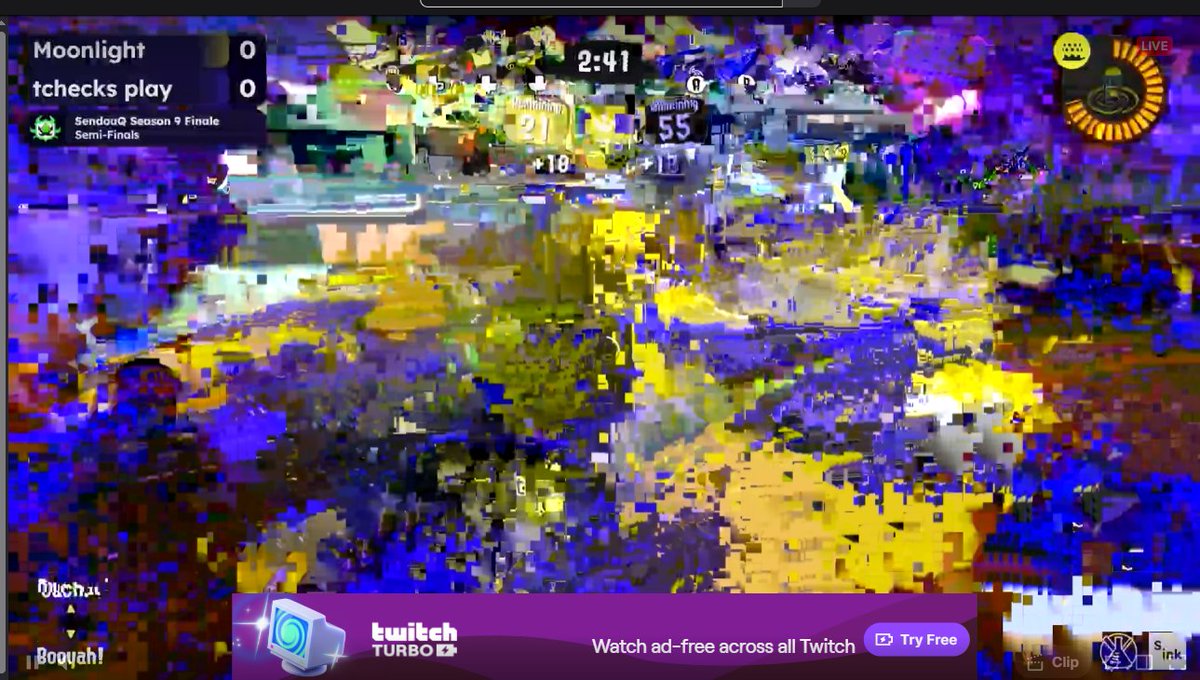 Xenithvee's tweet image. Most coherent splatoon stream