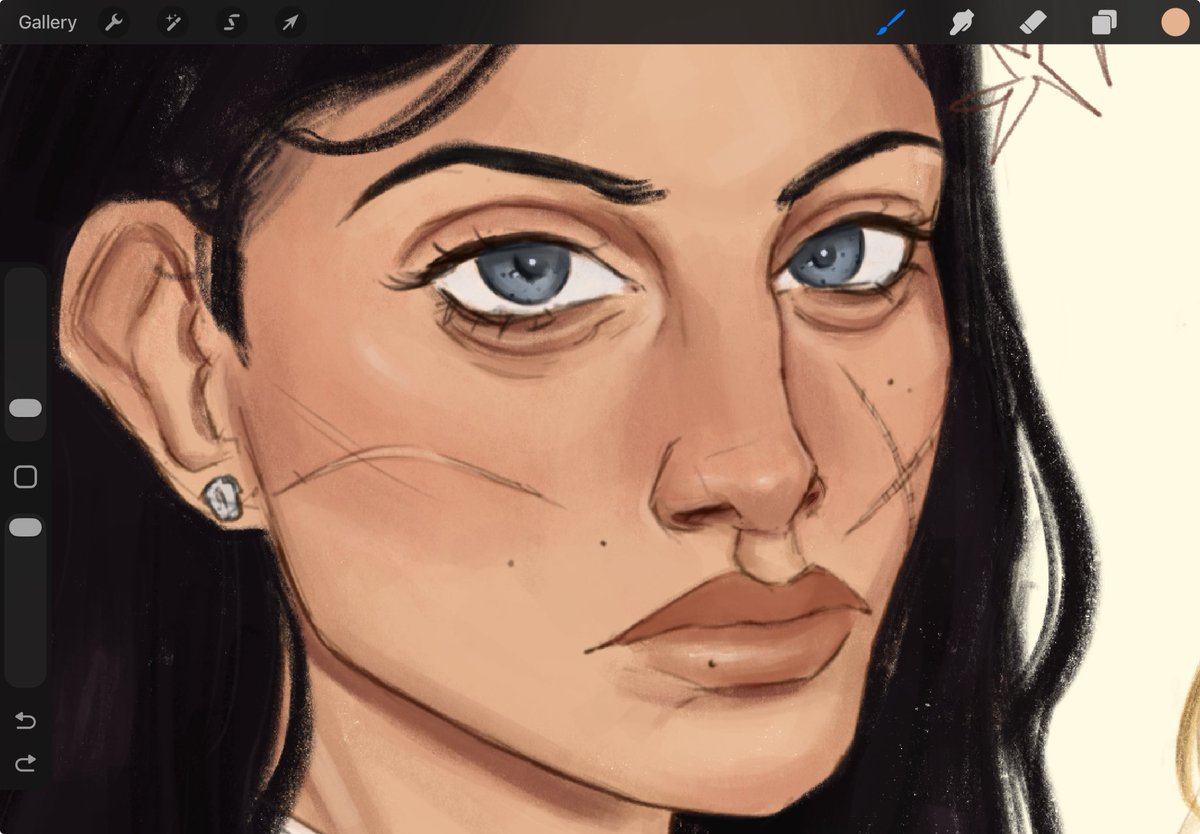 nineselevens's tweet image. was hoping to finish this fem jerejean piece today but i’m still suffering from the #itis