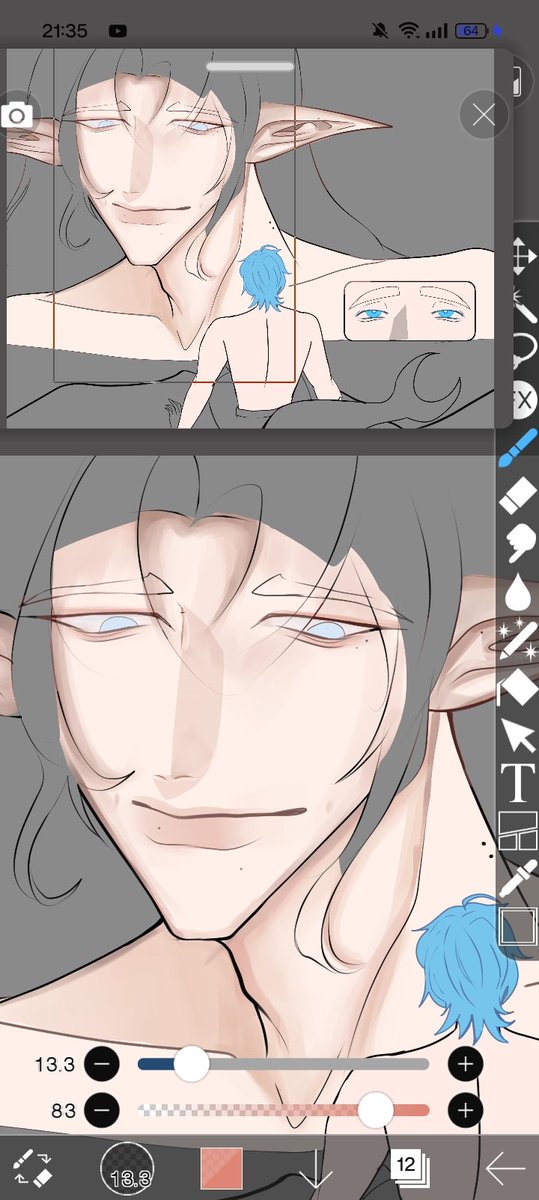 Sinn_Sylerith's tweet photo. #wip #rkgk one of this Reaper's favorite artist told him he improved fufufu , so happy 🩷
#Syldraws 🪷🕯️ https://t.co/AdcZ8vRP1u