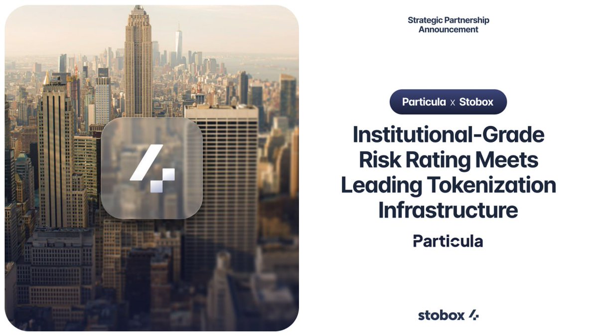 DeyevGene's tweet photo. Two major challenges slow down #RWA adoption: liquidity and trust. We’re contributing to the #ERC7943 initiative to enable compatibility across assets issued by different providers, including @StoboxCompany - a key step toward unlocking liquidity. #Stobox is also partnering with institutional-grade rating agencies like @particula_io  to bring greater trust and transparency to assets issued on Stobox.  Building...