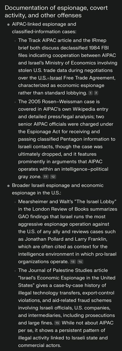 Escaping1984's tweet photo. #registerAIPAC
@AIPAC is overtly operating as a foreign agent, and must register under FARA.
They also have a long and deep history of espionage and other illegal activities - that US courts allowed to go unprosecuted.
We need JUDICIAL ACTION NOW.
@AntiZioAmPAC @TrackAIPAC https://t.co/cMoKjFKr4h