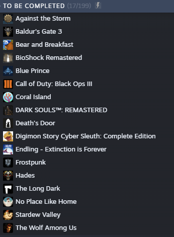 MeekapiVT's tweet image. I'm so bad at finishing games... but I sure am good starting them. What do I finish 1st though?!