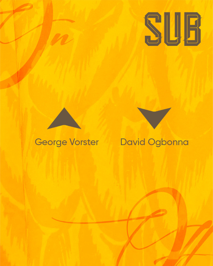 A league debut for Vorster 🔄

⏱️ 90+9’ | 🦜 4-2 🐐