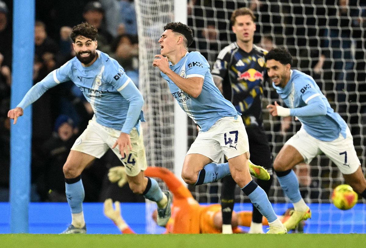 🏴󠁧󠁢󠁥󠁮󠁧󠁿 フォーデンがブレイス 🔵 マンチェスター・シティが