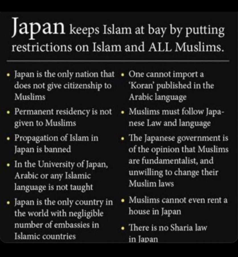<a href="/TRobinsonNewEra/">Tommy Robinson 🇬🇧</a> His policies need to be adopted in every Western country. If Japan can do it, we can do it.