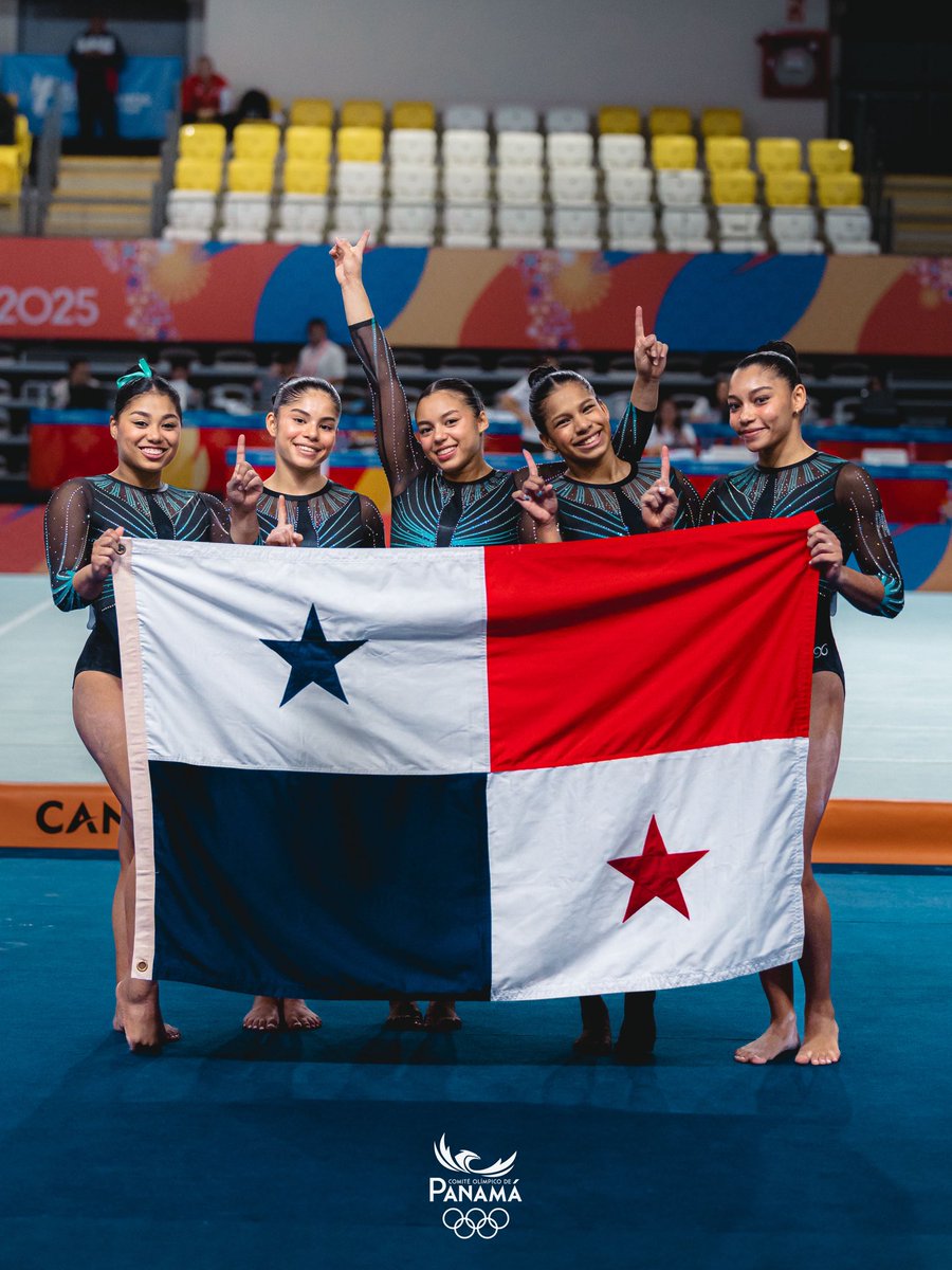 Alerta_PMA's tweet photo. ¡LAS MEJORES DEL ÁREA🏆! 

Karla Navas, Tatiana Tapia, Ana Gabriela Gutiérrez, Hillary Heron y Alyiah Lide, medallistas de oro🥇 en la prueba por Equipos de gimnasia artística en los XX Juegos Bolivarianos Ayacucho-Lima 2025. 
Vía @COlimpicoPanama
¡Felicitaciones, campeonas🤸🏽‍♀️! https://t.co/BulzznbIwC