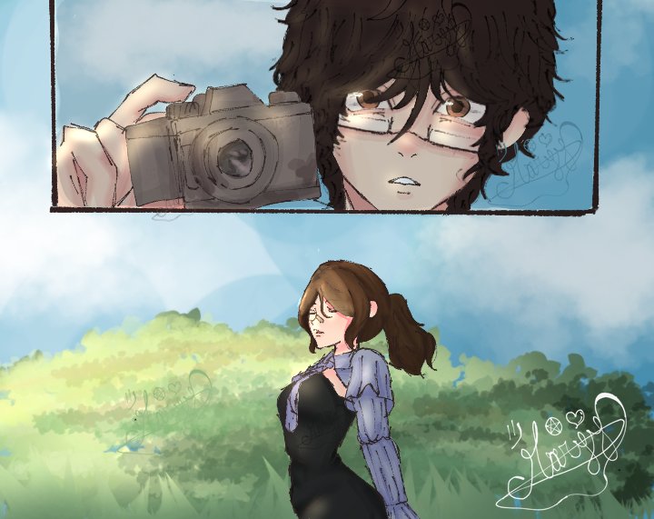 MaryyPink_'s tweet photo. ⋆˙⟡ He kept this memory safe—the day they felt infinite.
⟡˙⋆ He didn’t know time was counting her breaths.
✧ Now he replays it, wishing he could go back.
|
I’m still improving my coloring and lighting, but I like how it turned out.
#digitalart #oc #illustration #artwork https://t.co/A5MZDFcyas