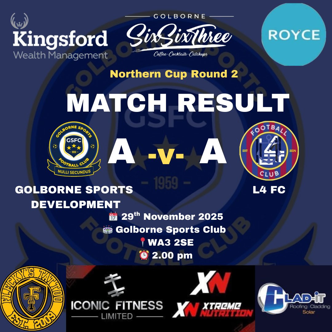 Disappointingly our development teams game against <a href="/L4JFC/">L4 Football Club.... est 2014</a> was abandoned in the 55th minute today after the ref deemed the pitch unplayable with the weather, in which we were 1-0 down at the time. The <a href="/northerncup82/">The Northern Cup ⚽️</a>  tie will be replayed later in January. #utfg
