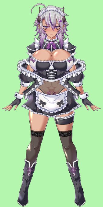 Vtuberモデル 製作中
概ねの彩色が終わりました
口の中とあいうえおのガイドはこれからです
Live2D作業移行は12月になりそう 