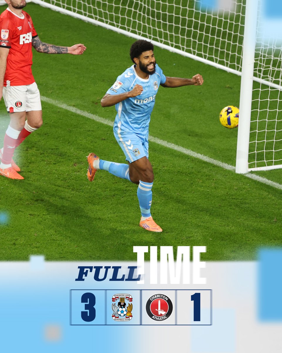 Coventry_City's tweet image. FIVE WINS ON THE BOUNCE! ⚡️