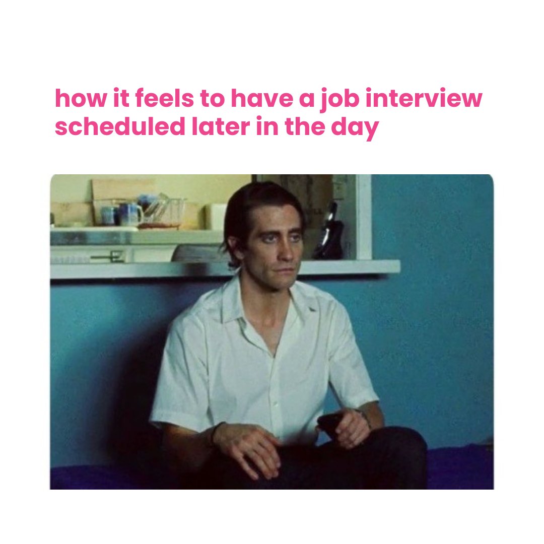 TalentEgg's tweet image. 4:00 pm, huh? ⏲️ ⌛ ⏰ ⏱️ 

Score that next interview on the TalentEgg Job Board!

Find internships, co-ops and jobs for students and grads ▶️ talentegg.ca

#JakeGyllenhaal #JobHunting #CanadaJobs #StudentJobs #NewGradJobs #Meme