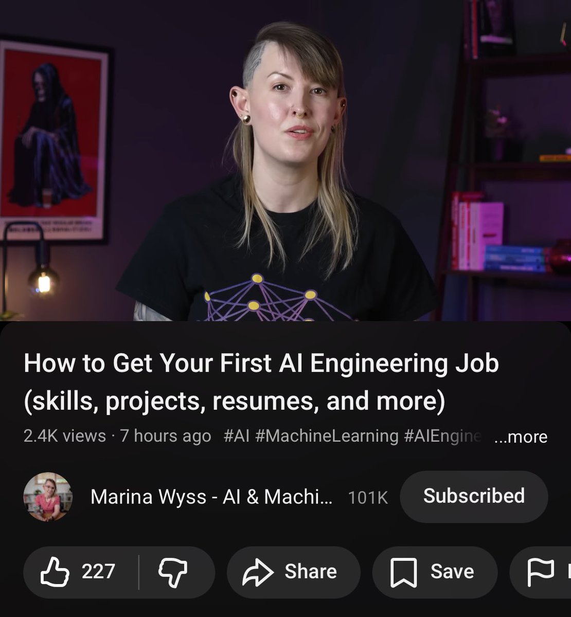 hayesdev_'s tweet image. She literally breaks down the exact roadmap for becoming an AI engineer (in 13 mins)