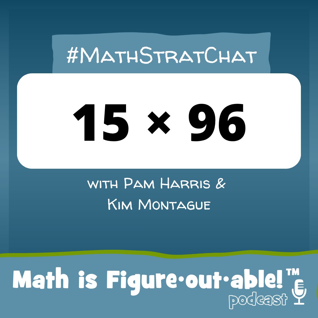 pwharris's tweet image. Listen to Kim&apos;s and my strategies for this week&apos;s problem!
Check our new #MathStratChat episode in the Math is FigureOutAble podcast!
na2.hubs.ly/H02fSKc0
#MathIsFigureOutAble #MathStratChat #MTBoS #ITeachMath #MathEd