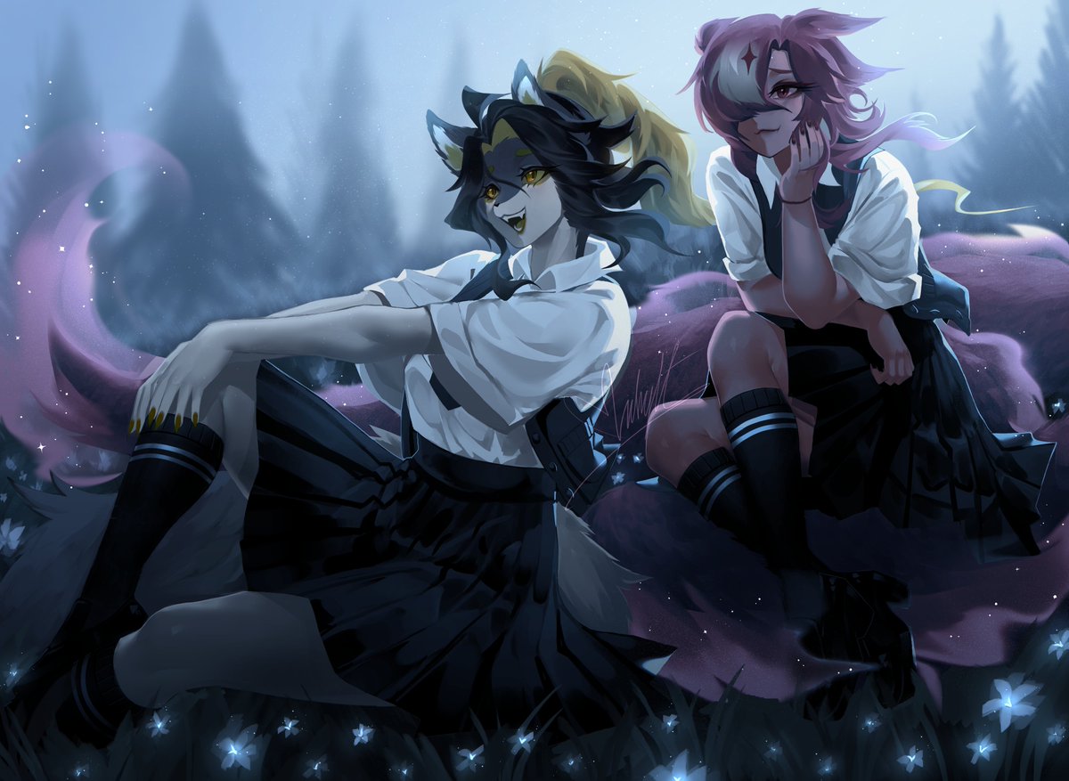 ♡ 𝓜𝓲𝓭𝓷𝓲𝓰𝓱𝓽 ♡ | VTuber Pre-Debut tweet media