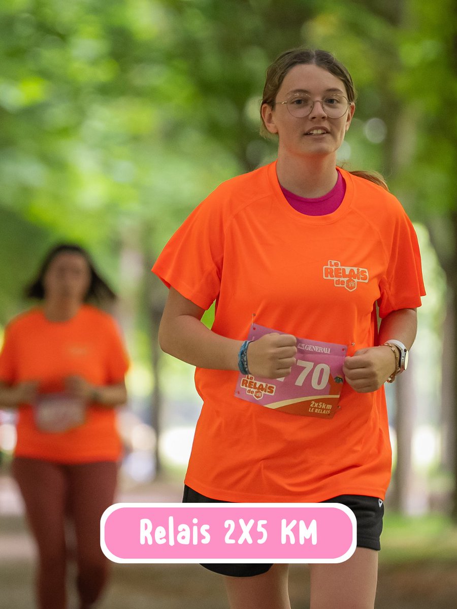 🏃 Envie d’un challenge en famille ou entre amis ?​
​
Le 31 mai 2026, prenez le départ de notre relais en duo 2x5 km ! 💪​
​
📍 Rendez-vous au Domaine national de Saint-Cloud, dans un cadre exceptionnel, pour une course pleine d’énergie et de solidarité !​

Relevez le défi pour