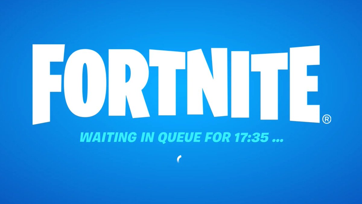 JodoxOfficiel's tweet photo. Fortnite invite les joueurs à se connecter tôt ! « C’est le moment idéal pour vous lancer et réserver votre place dans la file d’attente : ouverture des portes à 13h20 (heure de l’Est). » Fortnite *pourrait* proposer une file d’attente plus tard. https://t.co/RIVOSxpIXq