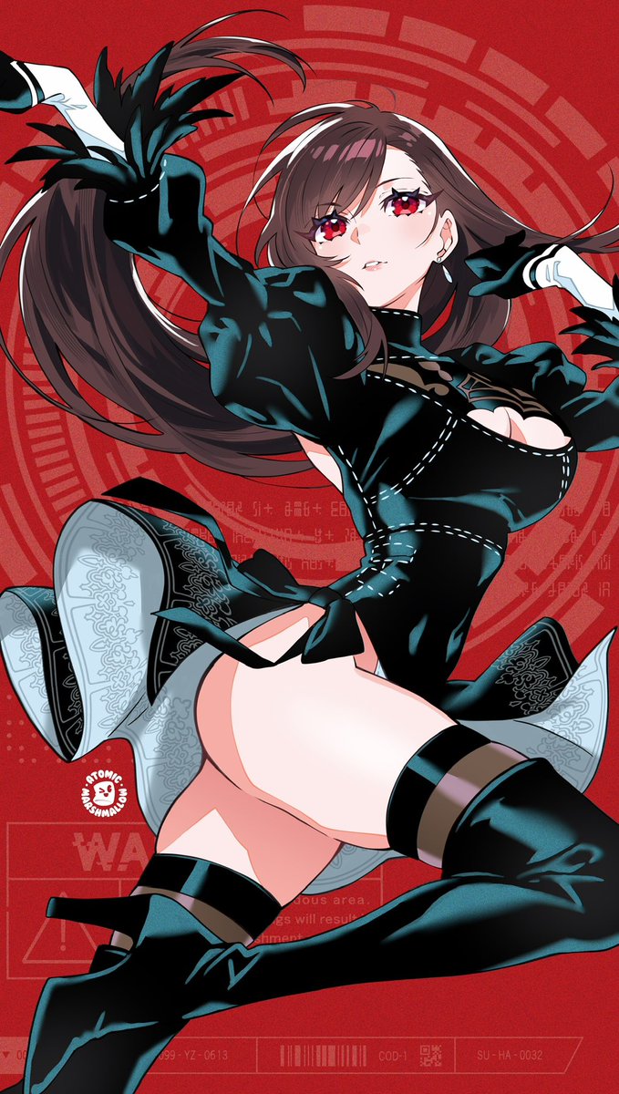 Thank you Nier crossover for making 2B Tifa real 🙏