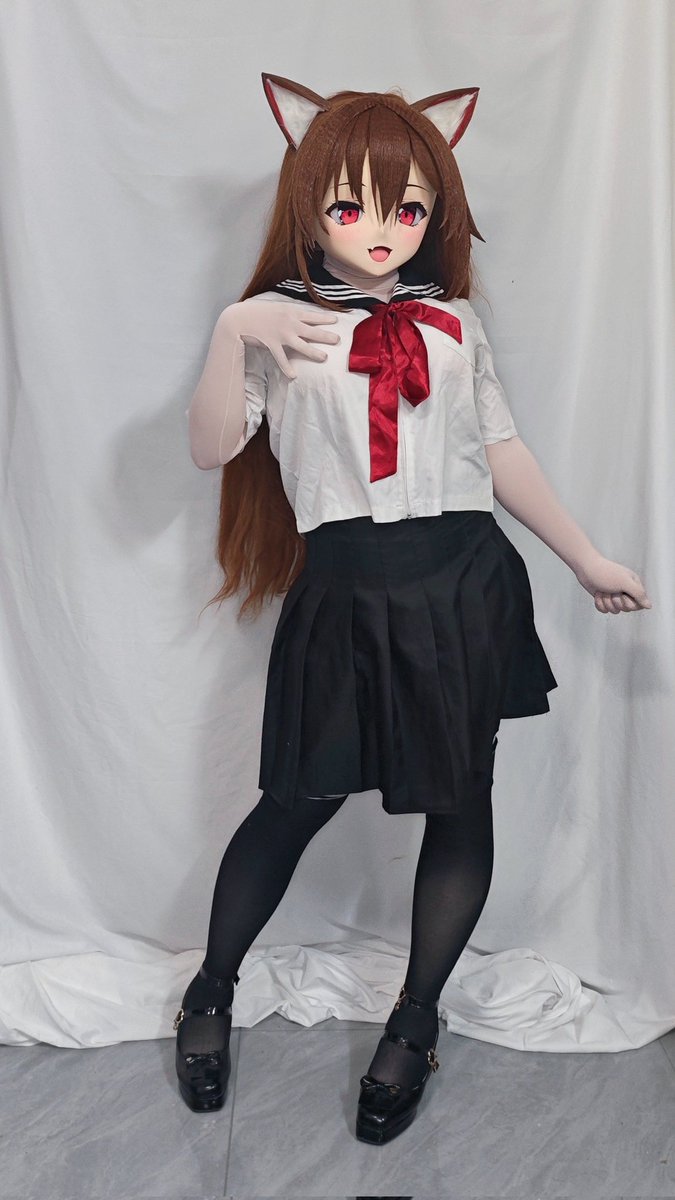 rebelclaws's tweet image. jk影狼～嗷嗷～
#kigurumi #着ぐるみ #东方project