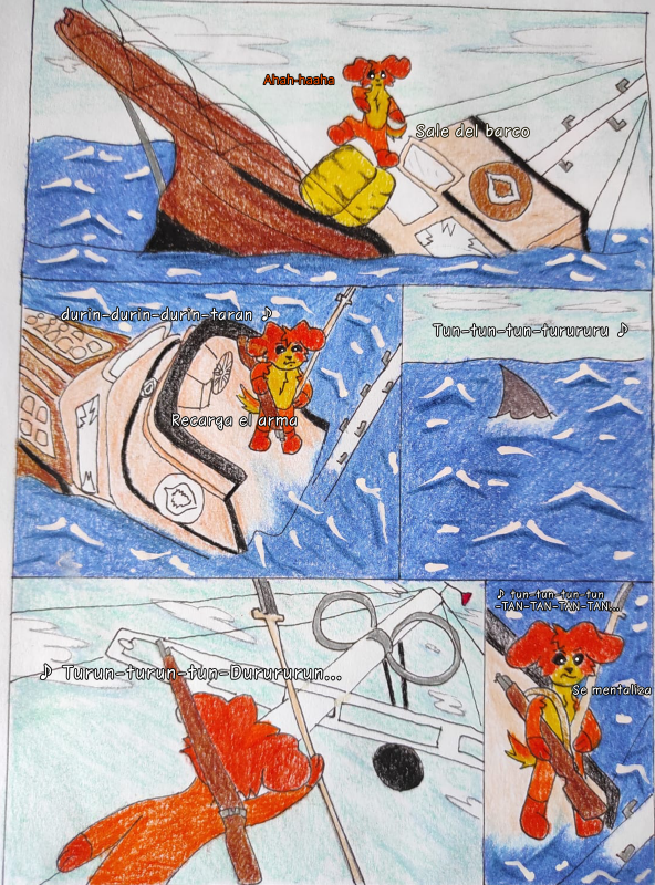 Kingleo_jluisrn's tweet photo. Parte 11 del cómic Jaws 🦈 Imágenes (54/99) — #Dadday lo sabe… Solo uno saldrá con vida. ¿Será él… o el Tiburón?
pero lo más importante podrá vengar la muerte de #Dadnap
#SmilingCrittersAU #SmilingCritters #SmilingCrittersFanart #PoppyPlaytimeComic https://t.co/GF4j6HOJ0F