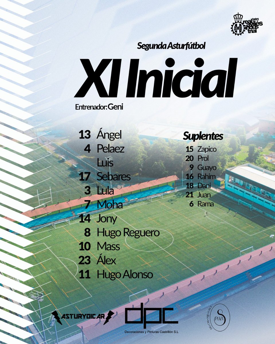 ⚽️ Real Avilés Industrial B

XI 🆚 Atl Camocha