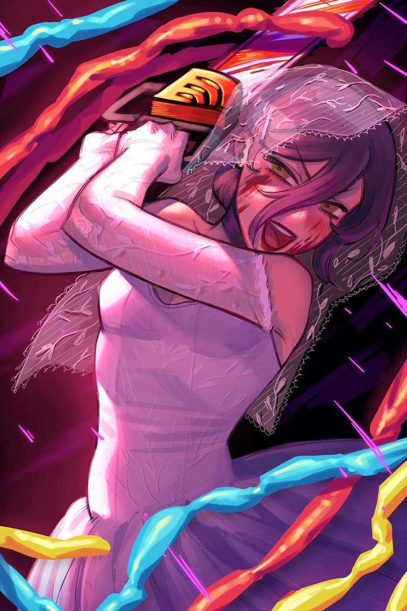 drugsandsocks_'s tweet image. November art Recap, a very chainsaw man heavy month lol