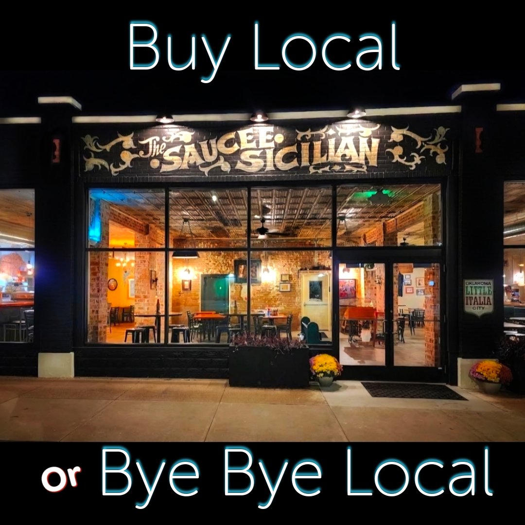 Buy local or bye bye local.
#SmallBusiness #SmallBusinessSaturday #SupportLocal #TripleD #DDD #WoodFiredPizza #NeapolitanPizza #OKC #Pizza #FoodTruck #ItalianFood #Pasta #OKCFoodie