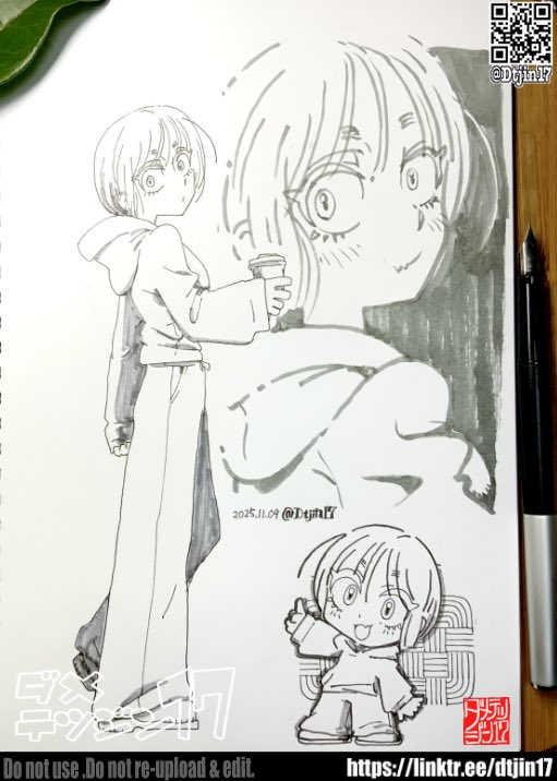 #今月描いた絵を晒そう #oc 