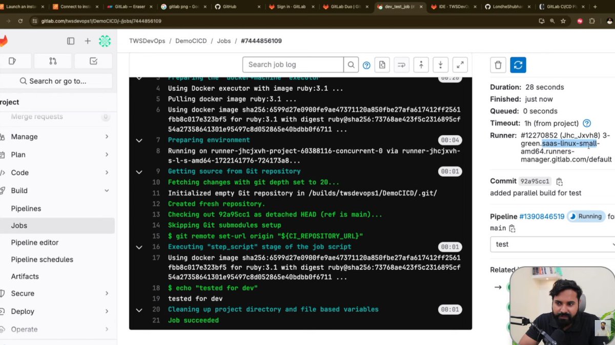 aaasifsays's tweet image. Day 5/100 Update! 🚀
💻 Solved Pow(x, n) leetcode medium
🎯 Learned more on CI/CD Pipelines, execute jobs, and understood runners &amp;amp; their types
⚡Weekend rest day — went out for a cheat meal
📚 Read &quot;Achieving a goal is only a momentary change&quot;
#100DaysOfCode #100DayChallenge