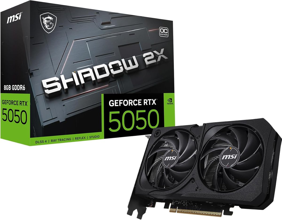 Conectados_Ofts's tweet image. Placa de vídeo RTX 5050 8GB MSI Shadow 2X OC 

- R$1504
Resgate o cupom no anúncio no app + Pix

amzn.to/3XsQpoC