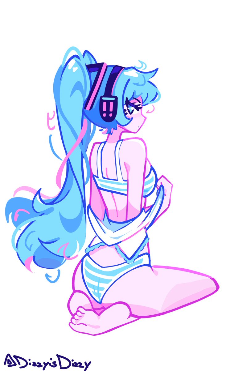 Dizzy Mikus come in two genres

Cutesy cutesy cute

And uhh the others 
