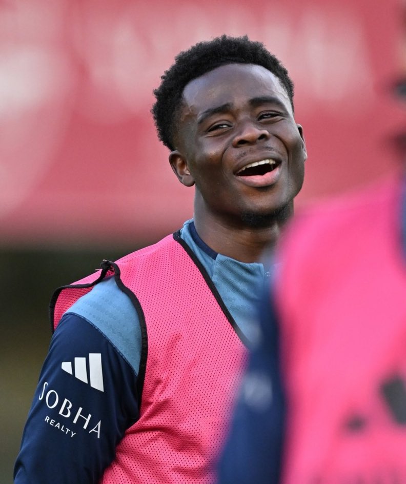 Thegunnerswatch's tweet image. Starboy Saka in training 💫

#afc