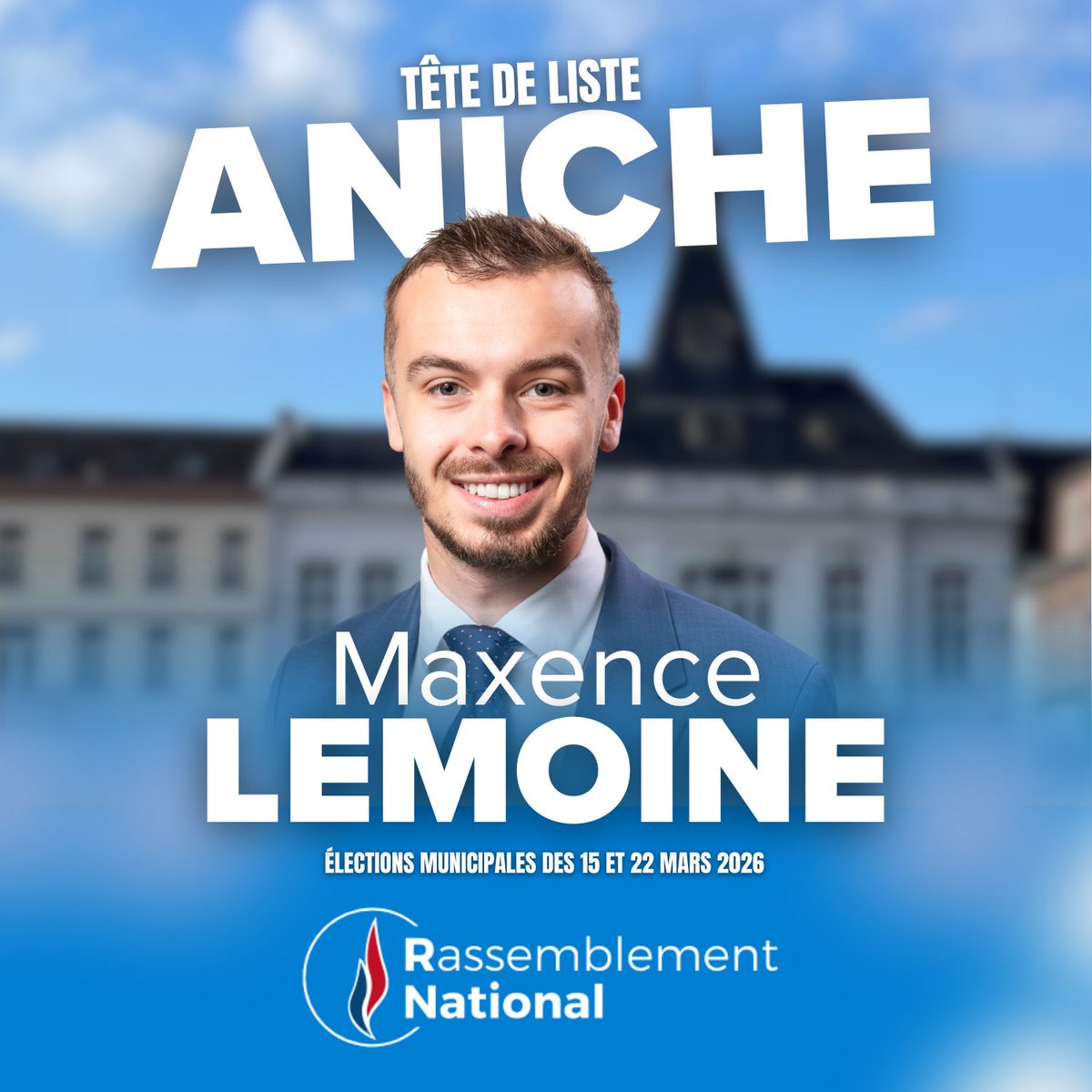 🇫🇷 Je présente aujourd’hui ma candidature à la mairie d’Aniche.

Le moment est venu d’insuffler un véritable renouveau, construit avec chacun d’entre vous.

➡️ Redonnons à notre commune la sécurité, l’attractivité économique et un cadre de vie digne de ce nom !