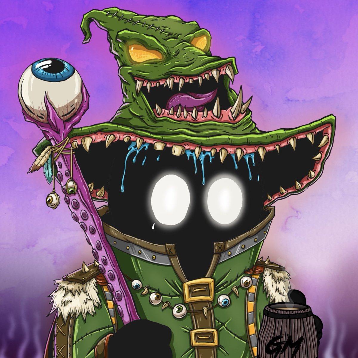 GandalfCT's tweet image. GM and Happy Sorcerer Saturday! 
Swing by the @WizardsofAlgo discord for weekly NFT giveaways and events. 

Pick one up here market.downbad.farm/collection/wiz…

🎨 @Art_by_Felix