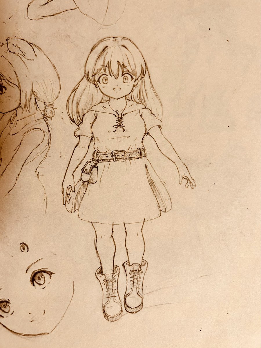 画力結構上がったと思う！ ←今 2年前→ #イラスト