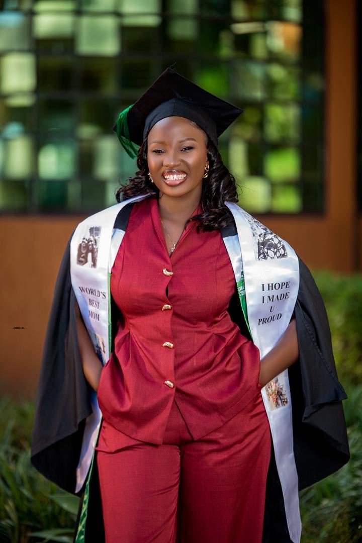 Rctclub_KIU's tweet photo. ๐ Celebrating Determination & Excellence!
Our amazing member Tendo Gloria graduates with grace and confidence.
Your journey is a reminder that perseverance pays off, and dreams bloom beautifully in their own time.
Congratulations, Gloria! ๐๐
#KIU32ndGrad https://t.co/6AVdHhrrhr