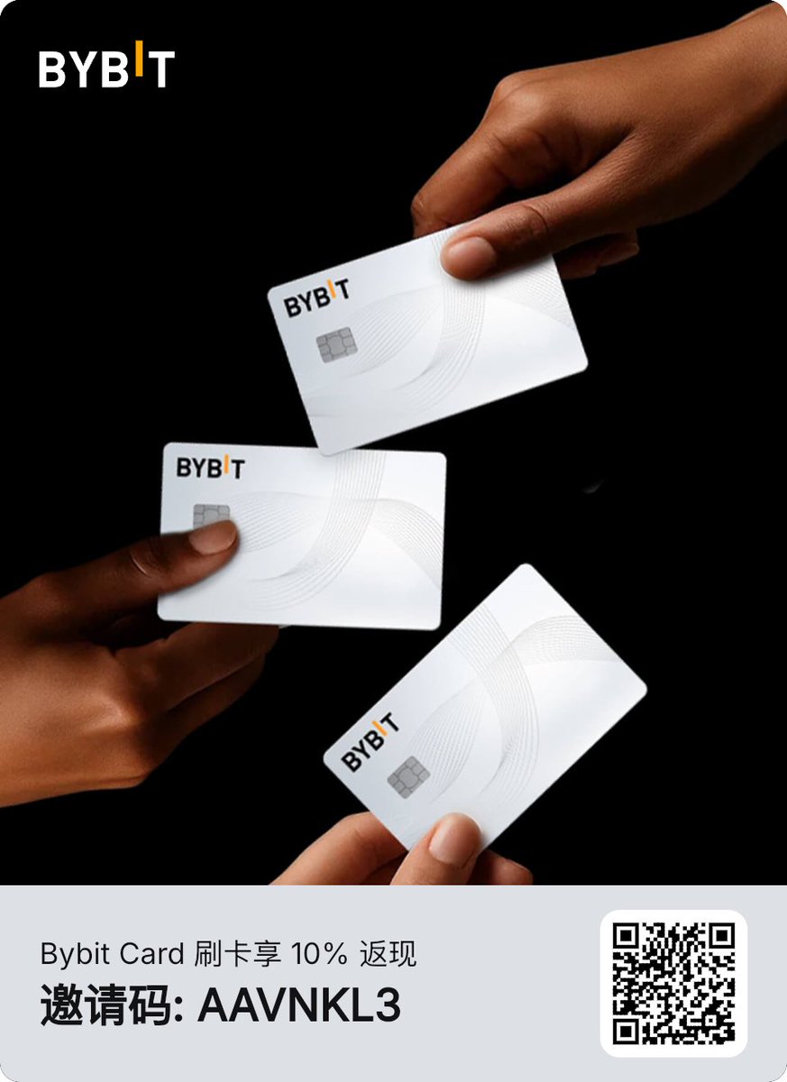 Onefly's tweet photo. 申请 Bybit Card，解锁 10% 返现和 10 USDT 体验金。点击此处：https://t.co/DhqxqVLdn1 https://t.co/qbQZFvPXDa