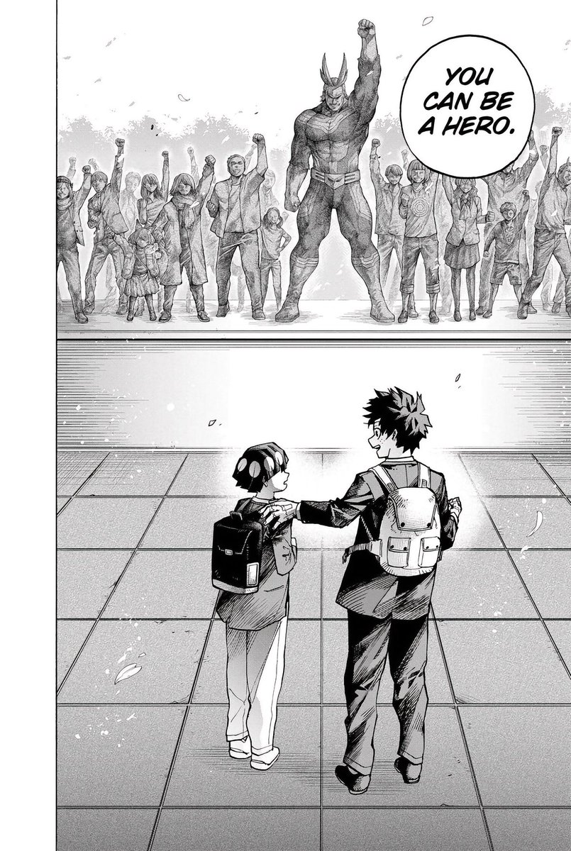 “Horikoshi’s intial idea”
That’s literally wtf happened