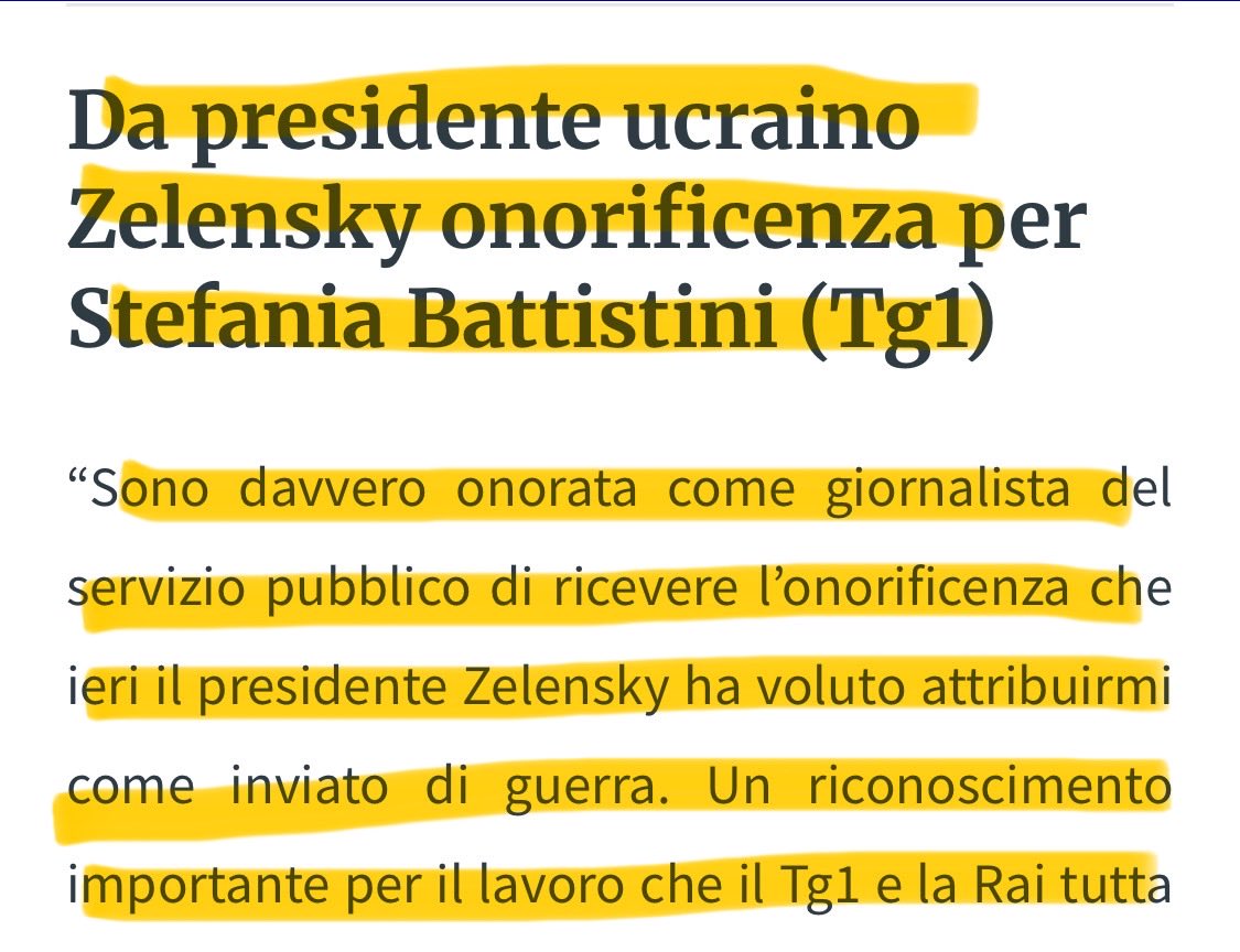 k_arsenale's tweet image. Gli scienziati brancolano nel buio: il fenomeno è inspiegabile, in tutti questi anni inviata in #Ucraina e #StefaniaBattistini non s’è mai accorta del livello di corruzione a #Kiev. Eppure era stata premiata da #Zelensky per la sua professionalità nel girarsi dall’altra parte.