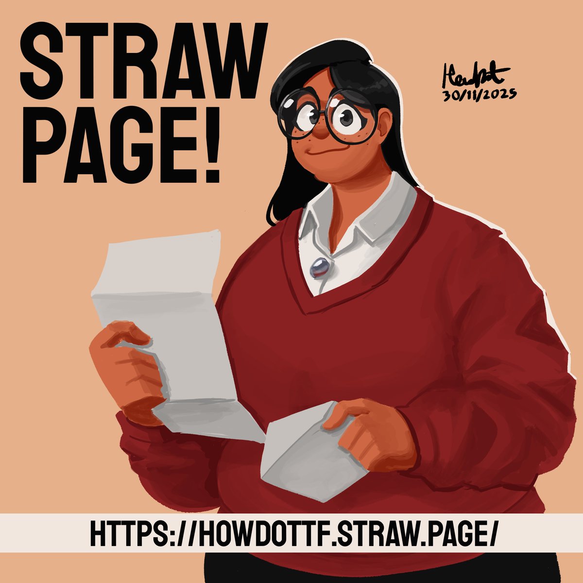 HowDotTF's tweet image. i have set up howdottf.straw.page, please go take a look and send us some letters!