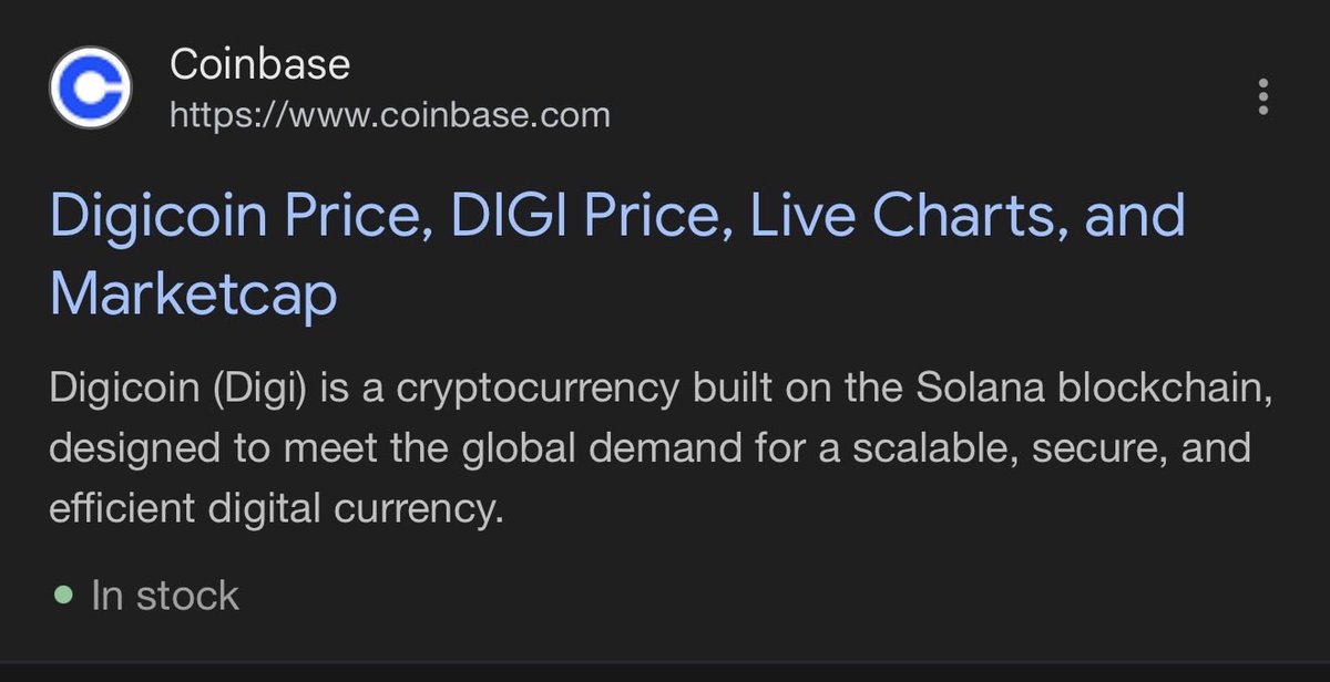 DigicoinGlobal's tweet photo. @coinbase are we ready for $Digi??? https://t.co/IXnWUKCsHx